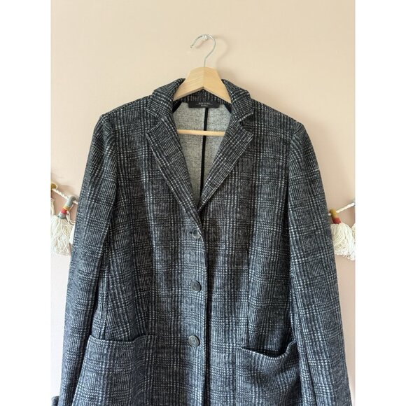 Weekend Max Mara Wool Plaid Blazer And Skirt Suit Preppy Academia Careerwear M - Picture 5 of 13